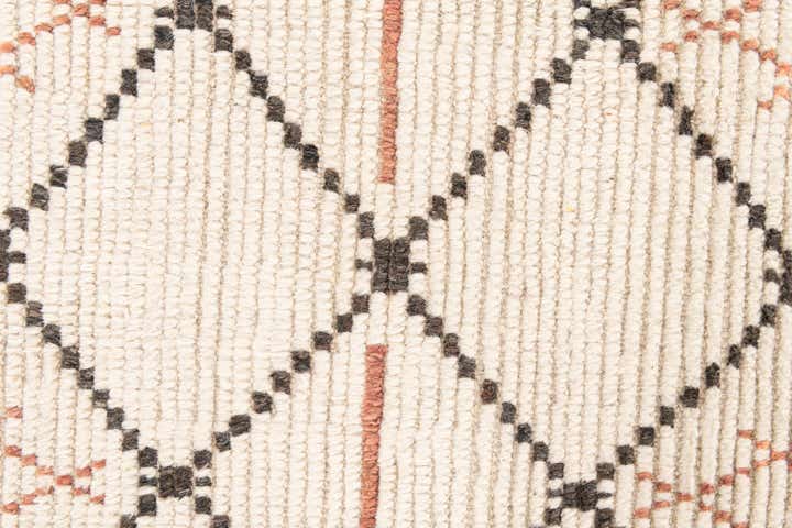 6' x 9' Hand Knotted Moroccan Wool Rug