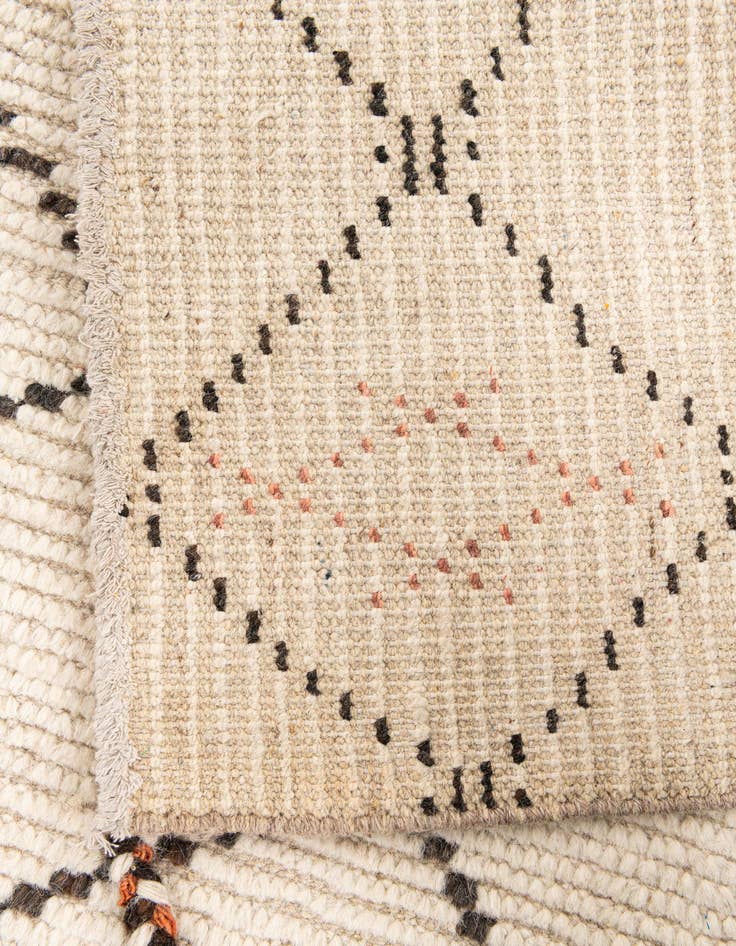 Detail image of 6' x 9'  Hand Knotted Moroccan Wool Rug