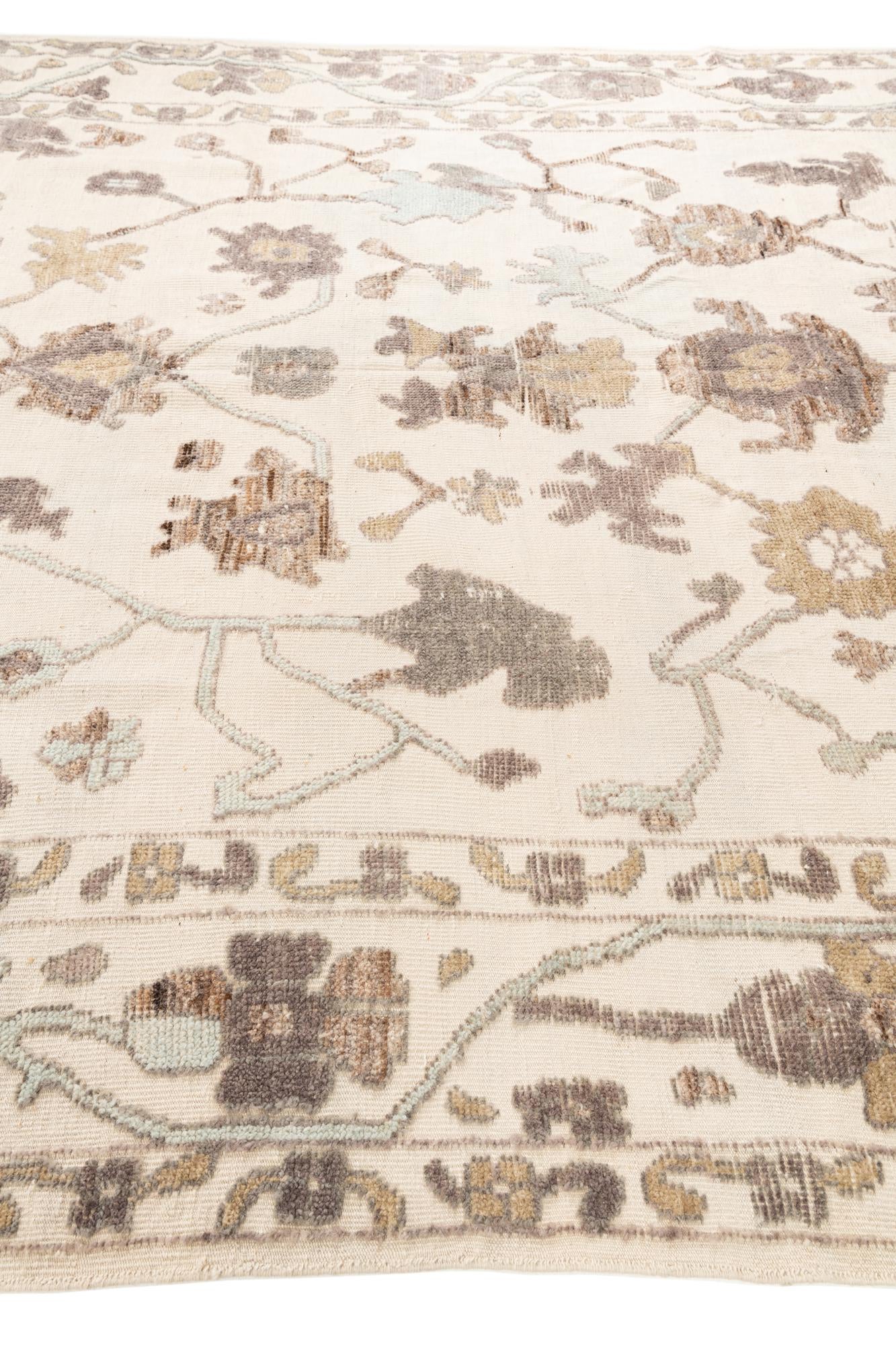 8' 8 x 12' 1 Hand Knotted Moroccan Wool Rug