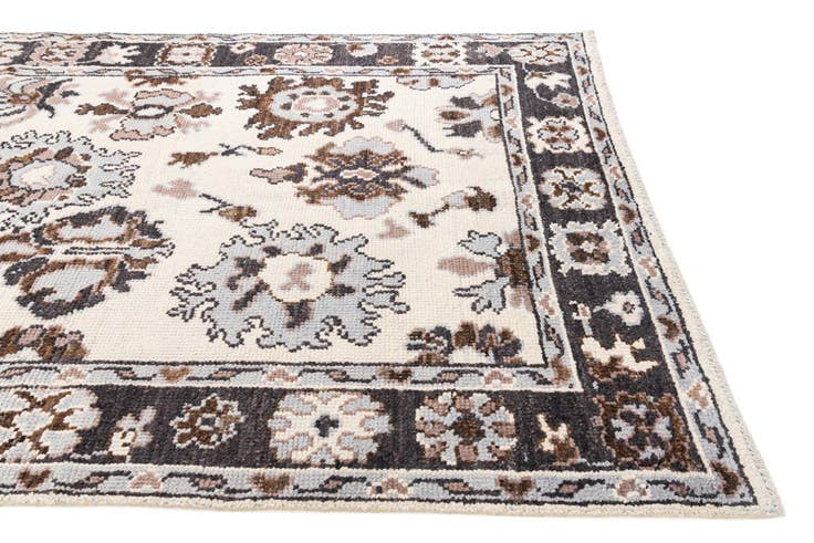Detail image of 5' 10 x 9' 3 Hand Knotted Moroccan Wool Rug