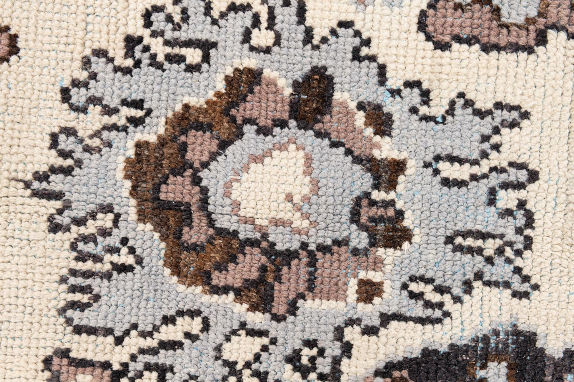 5' 10 x 9' 3 Hand Knotted Moroccan Wool Rug