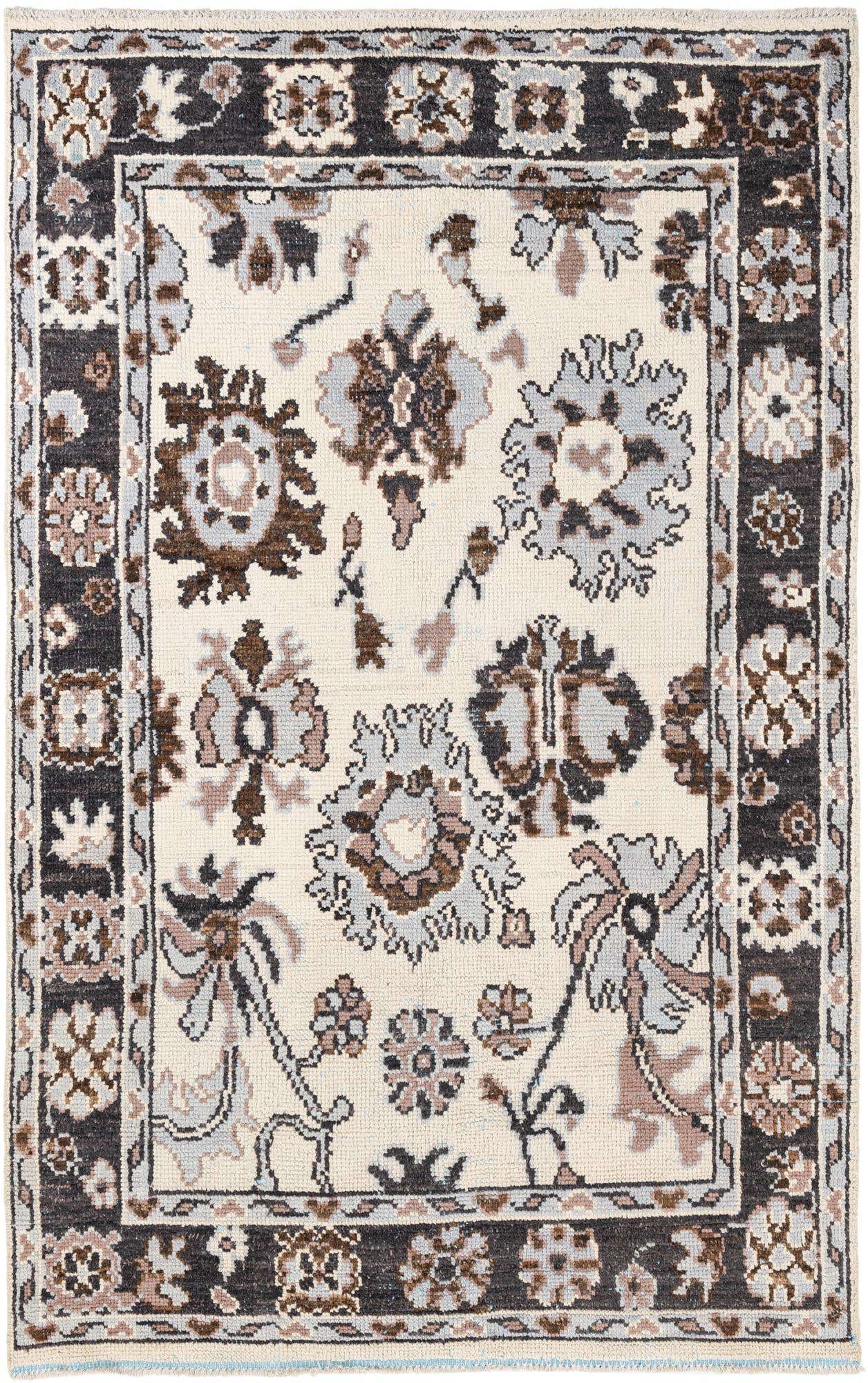 5' 10 x 9' 3 Hand Knotted Moroccan Wool Rug