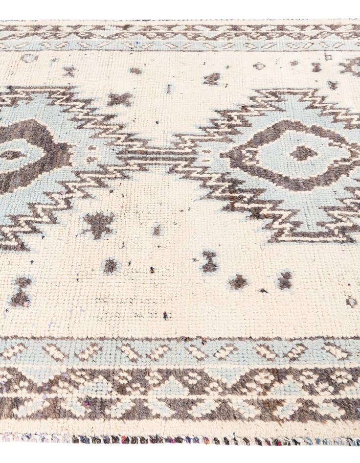 Detail image of 5' 4 x 7' 2  Hand Knotted Moroccan Wool Rug