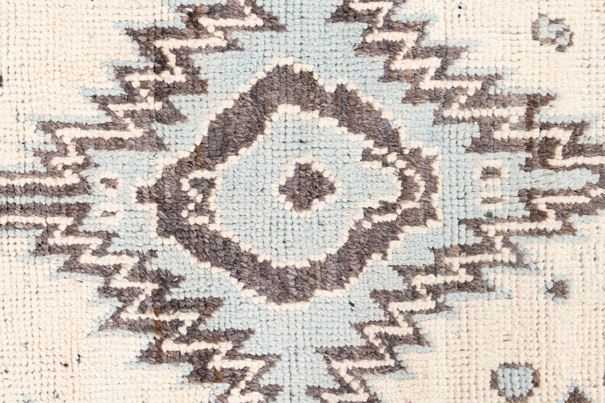 5' 4 x 7' 2 Hand Knotted Moroccan Wool Rug