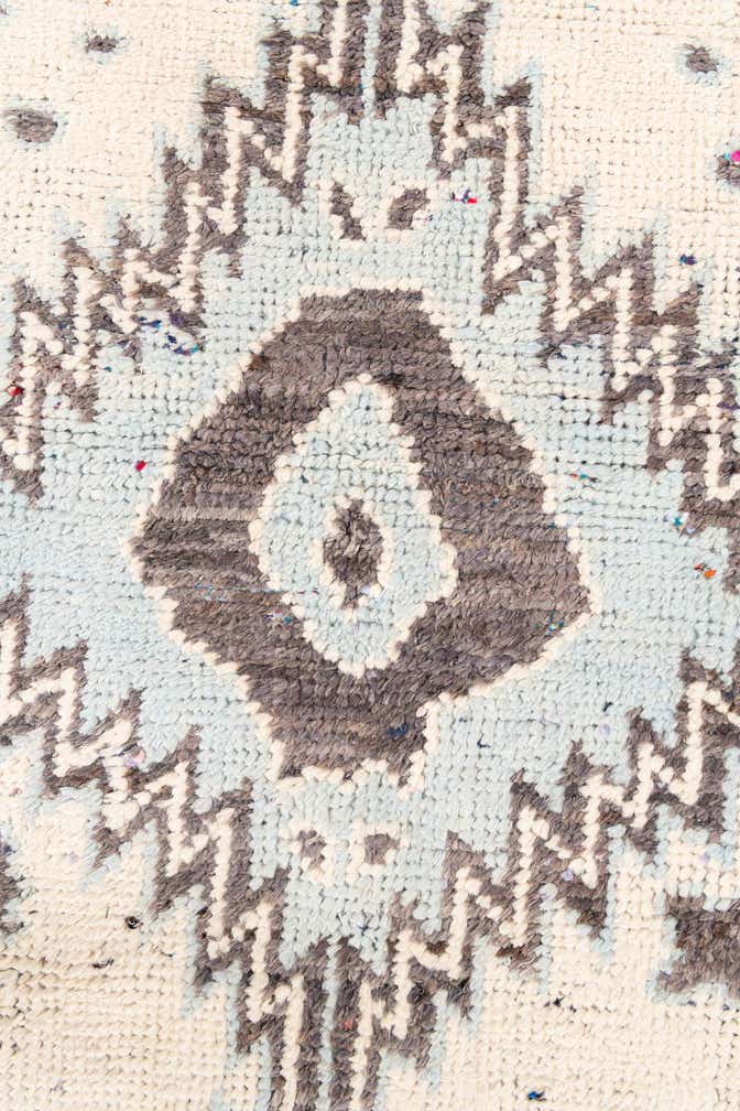 5' 4 x 7' 2 Hand Knotted Moroccan Wool Rug