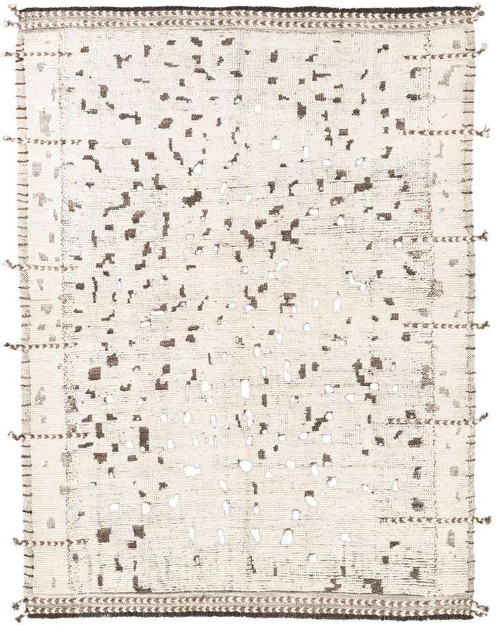 5' 4 x 7' Hand Knotted Moroccan Wool Rug