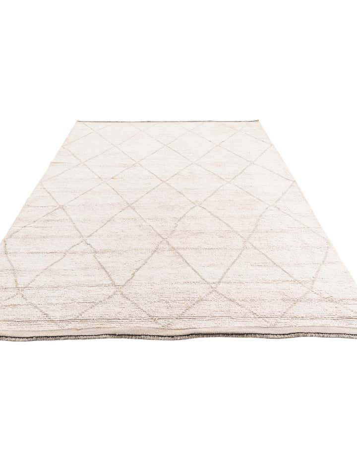 6' 8 x 8' 10 Hand Knotted Moroccan Wool Rug