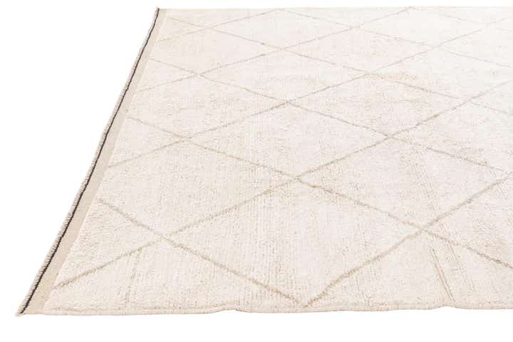 6' 8 x 8' 10 Hand Knotted Moroccan Wool Rug