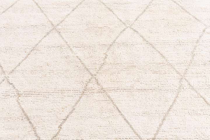 6' 8 x 8' 10 Hand Knotted Moroccan Wool Rug