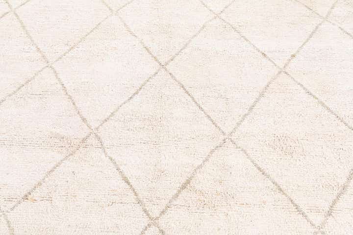 6' 8 x 8' 10 Hand Knotted Moroccan Wool Rug