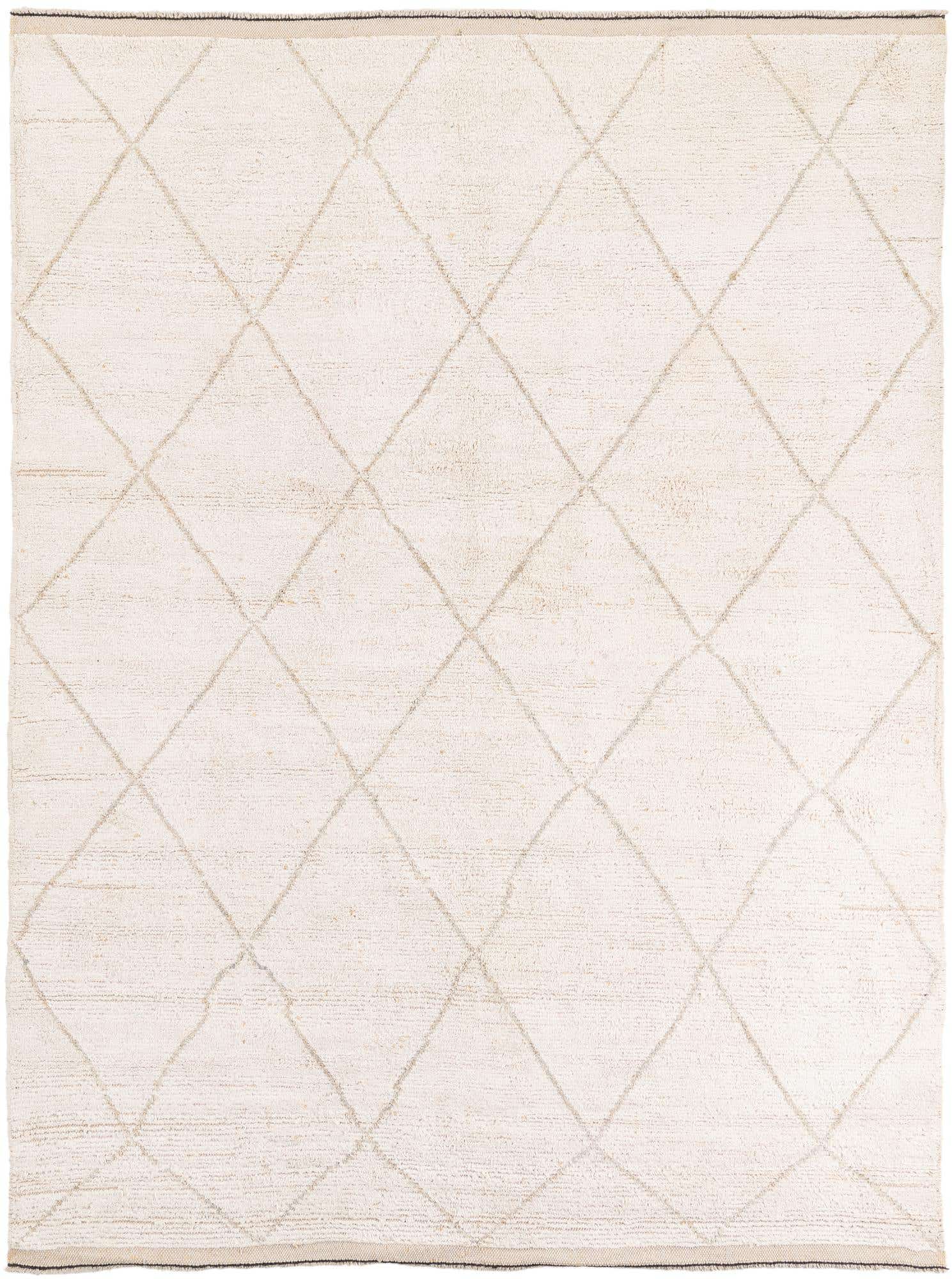 6' 8 x 8' 10 Hand Knotted Moroccan Wool Rug