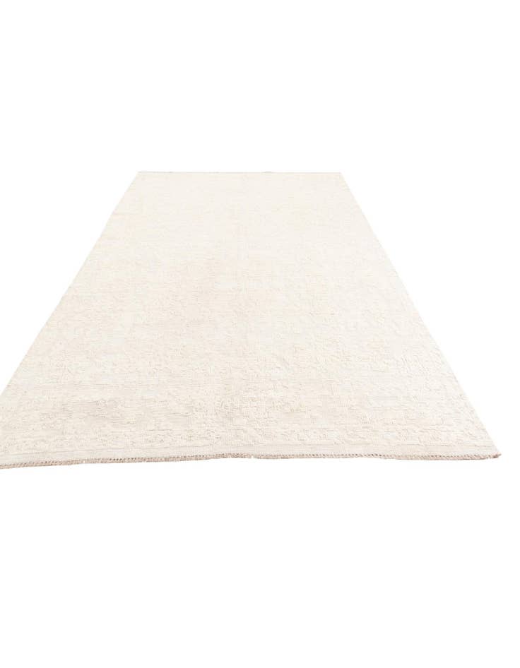 Detail image of 6' 1 x 9' 7 Hand Knotted Moroccan Wool Rug