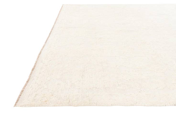 Detail image of 6' 1 x 9' 7 Hand Knotted Moroccan Wool Rug