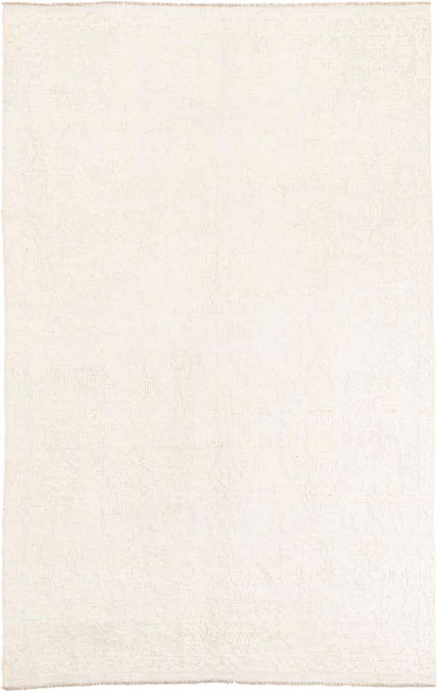 6' 1 x 9' 7 Hand Knotted Moroccan Wool Rug