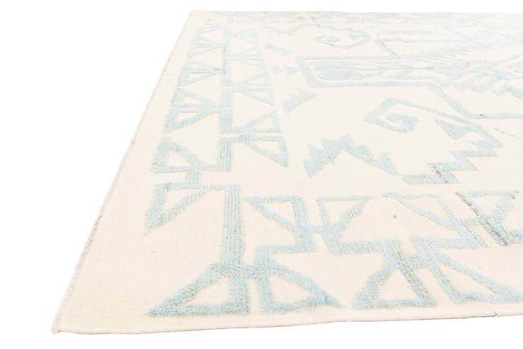 Detail image of 8' 10 x 12' 5 Hand Knotted Moroccan Wool Rug