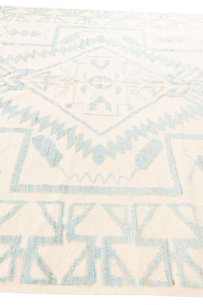 8' 10 x 12' 5 Hand Knotted Moroccan Wool Rug