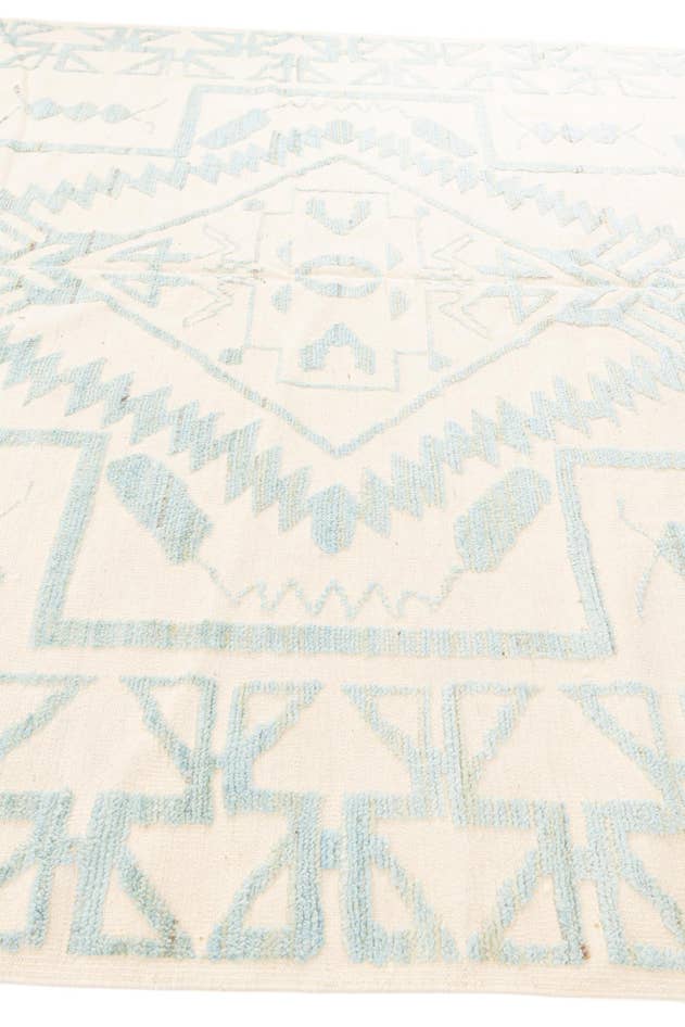 Detail image of 8' 10 x 12' 5 Hand Knotted Moroccan Wool Rug