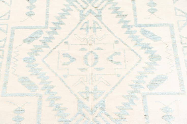 Detail image of 8' 10 x 12' 5 Hand Knotted Moroccan Wool Rug