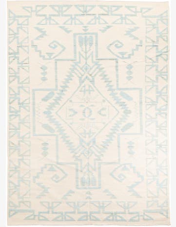 8' 10 x 12' 5 Hand Knotted Moroccan Wool Rug