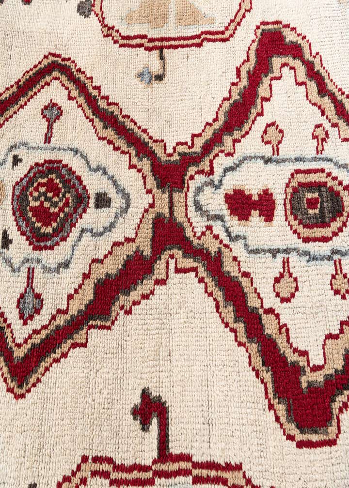6' 7 x 9' Hand Knotted Moroccan Wool Rug