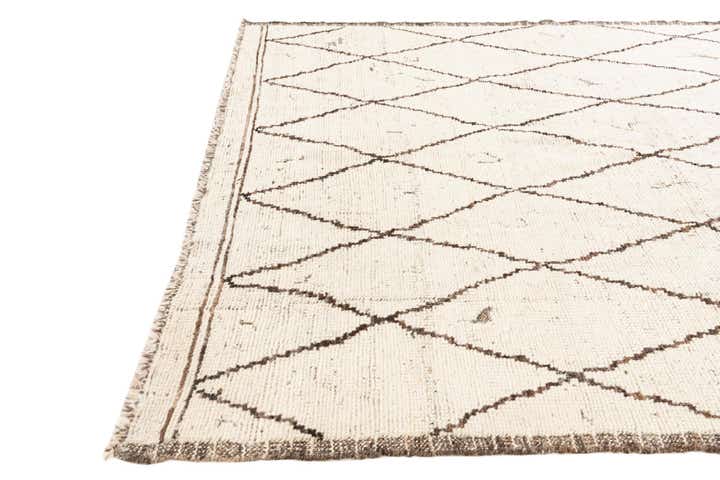 5' 4 x 7' 2 Hand Knotted Moroccan Wool Rug