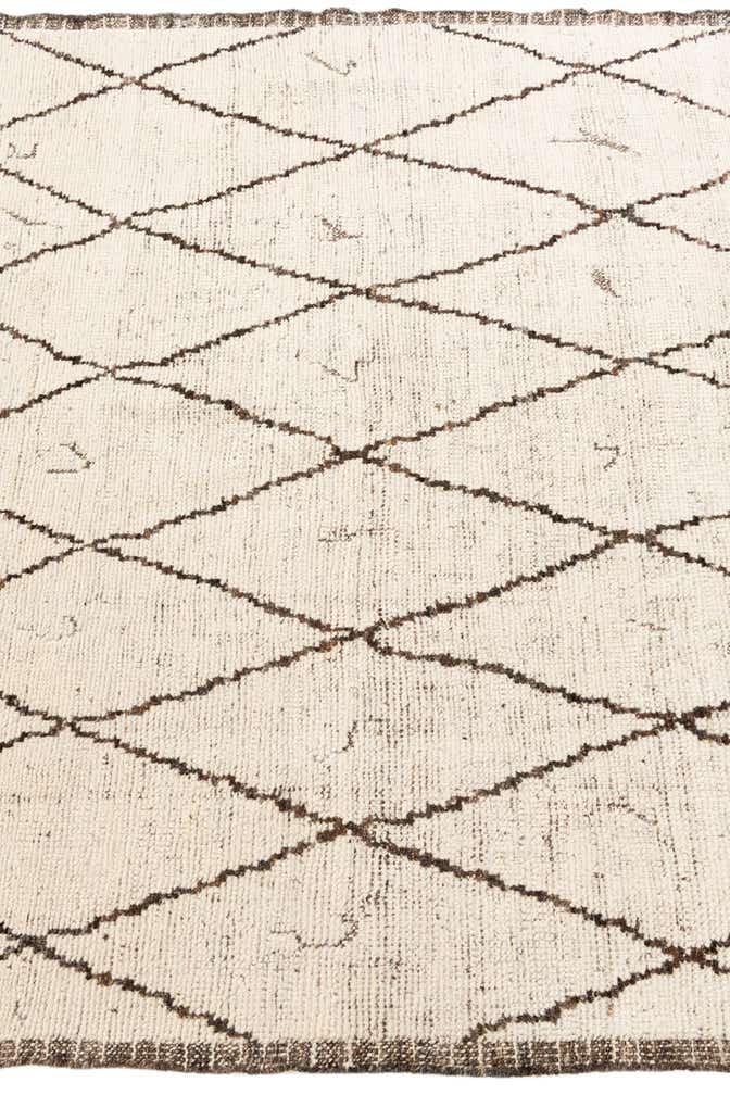 5' 4 x 7' 2 Hand Knotted Moroccan Wool Rug