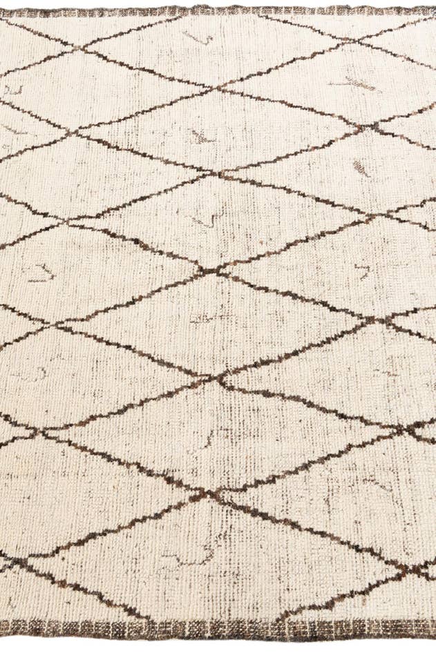 Detail image of 5' 4 x 7' 2 Hand Knotted Moroccan Wool Rug