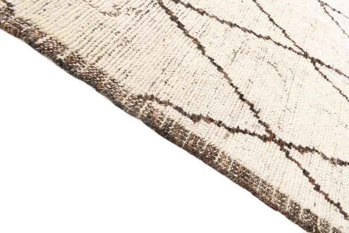 5' 4 x 7' 2 Hand Knotted Moroccan Wool Rug