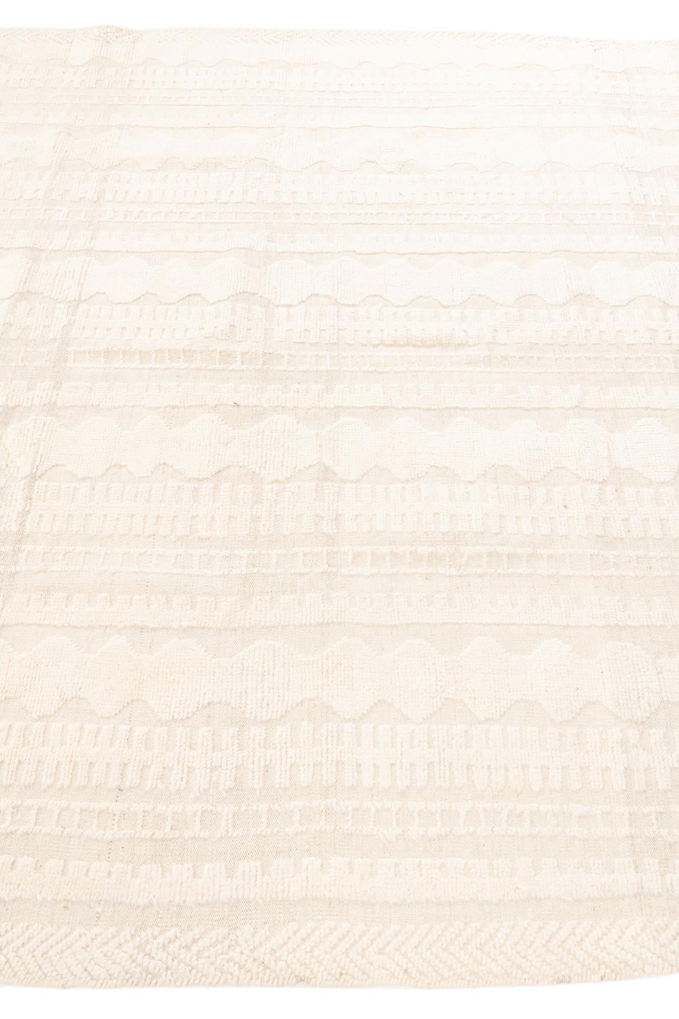 7' 10 x 10' 6 Hand Knotted Moroccan Wool Rug