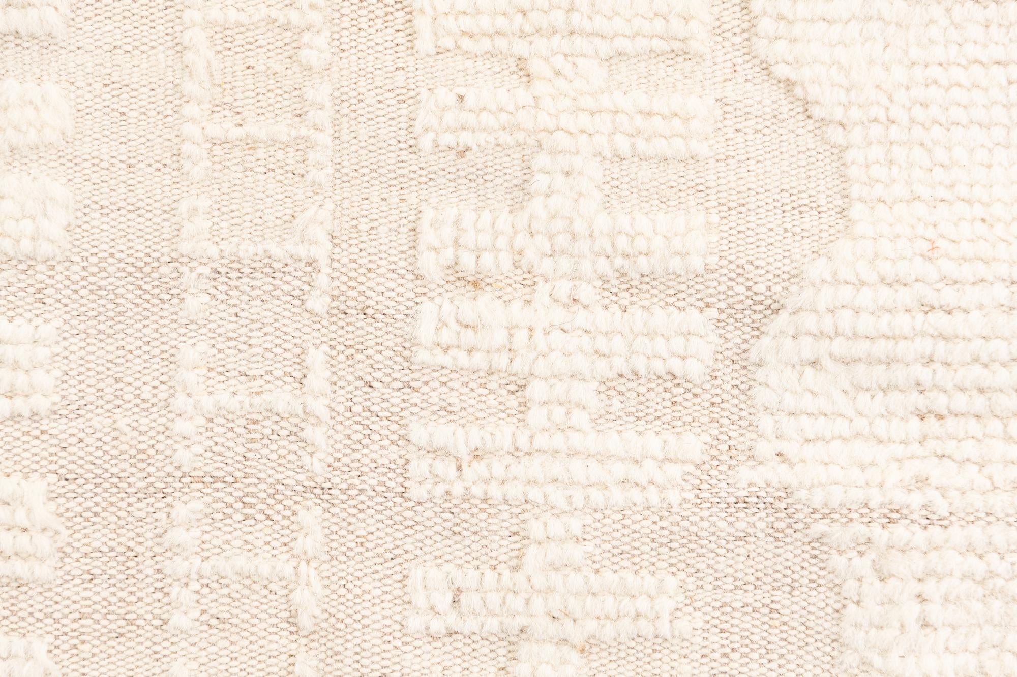 7' 10 x 10' 6 Hand Knotted Moroccan Wool Rug