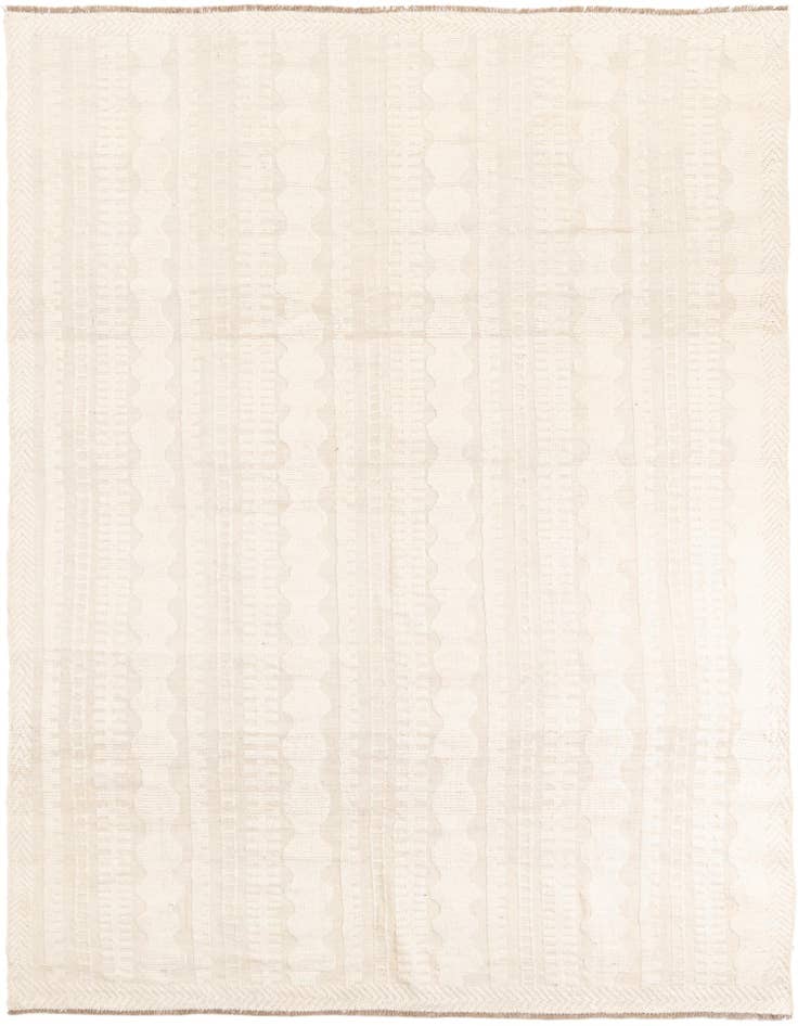 Detail image of 7' 10 x 10' 6 Hand Knotted Moroccan Wool Rug