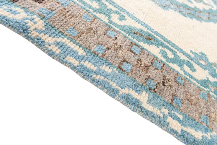 Detail image of 5' 5 x 9' Hand Knotted Moroccan Wool Rug