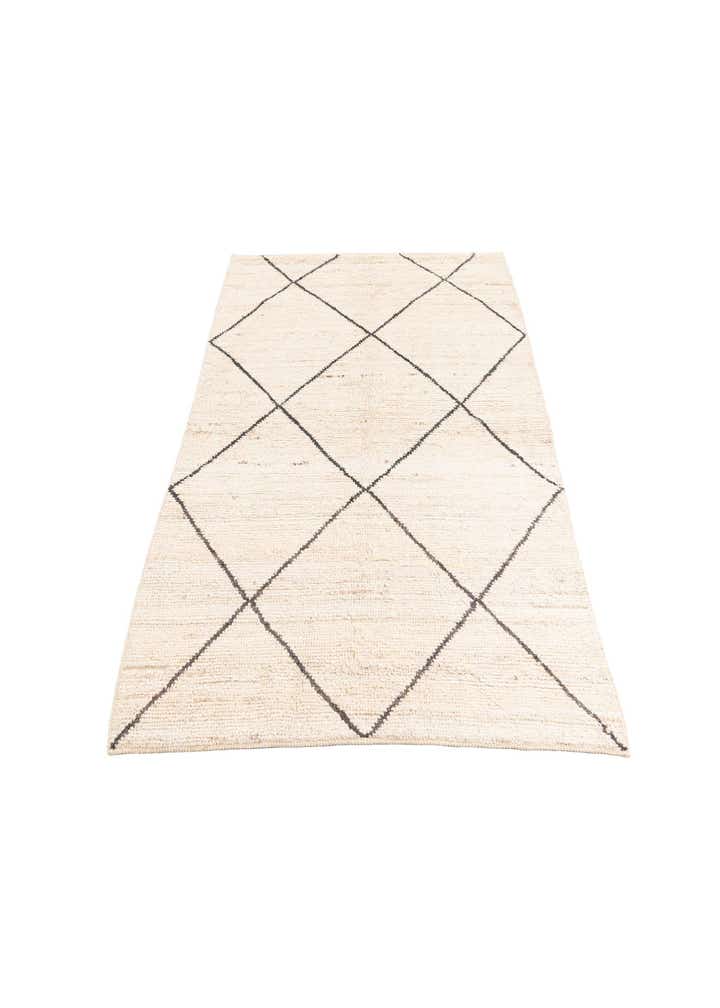 4' 10 x 7' 10 Hand Knotted Moroccan Wool Rug