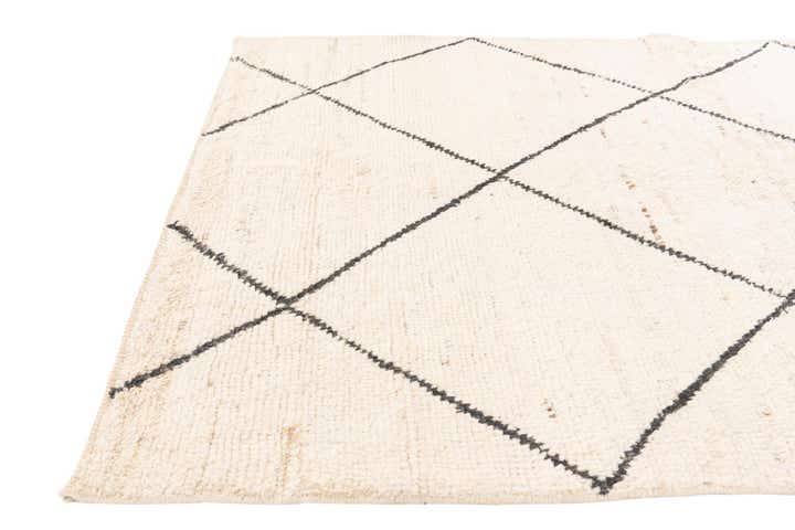 4' 10 x 7' 10 Hand Knotted Moroccan Wool Rug