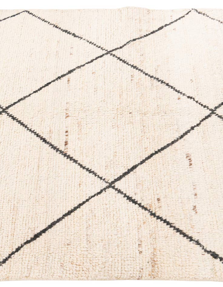 Detail image of 4' 10 x 7' 10  Hand Knotted Moroccan Wool Rug