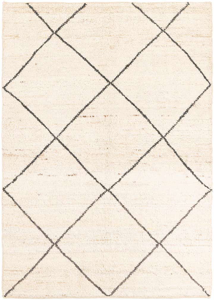 4' 10 x 7' 10 Hand Knotted Moroccan Wool Rug