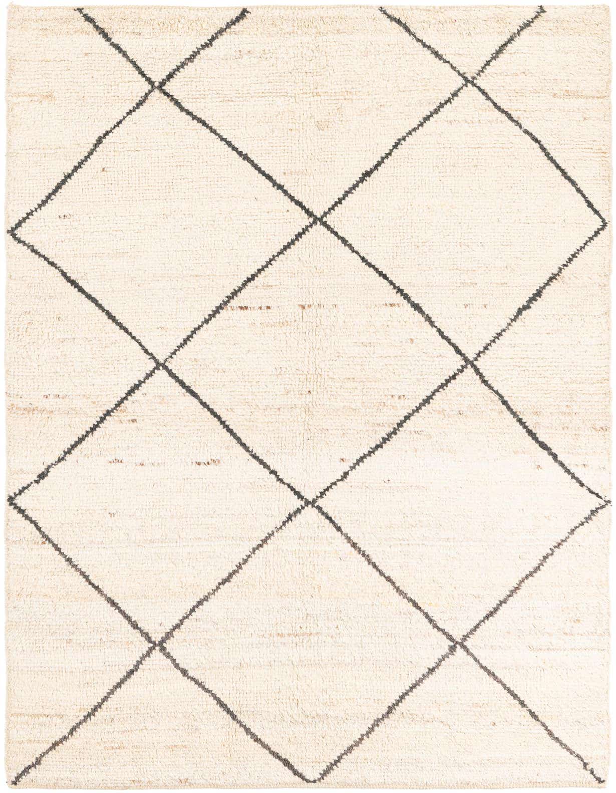 4' 10 x 7' 10 Hand Knotted Moroccan Wool Rug