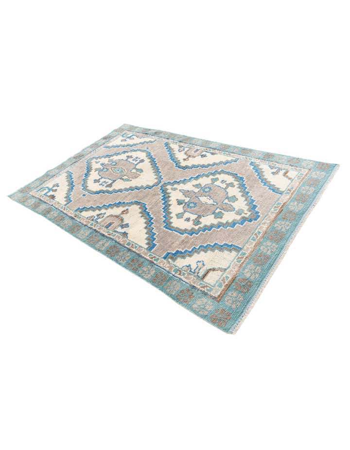 6' x 9' Hand Knotted Moroccan Wool Rug