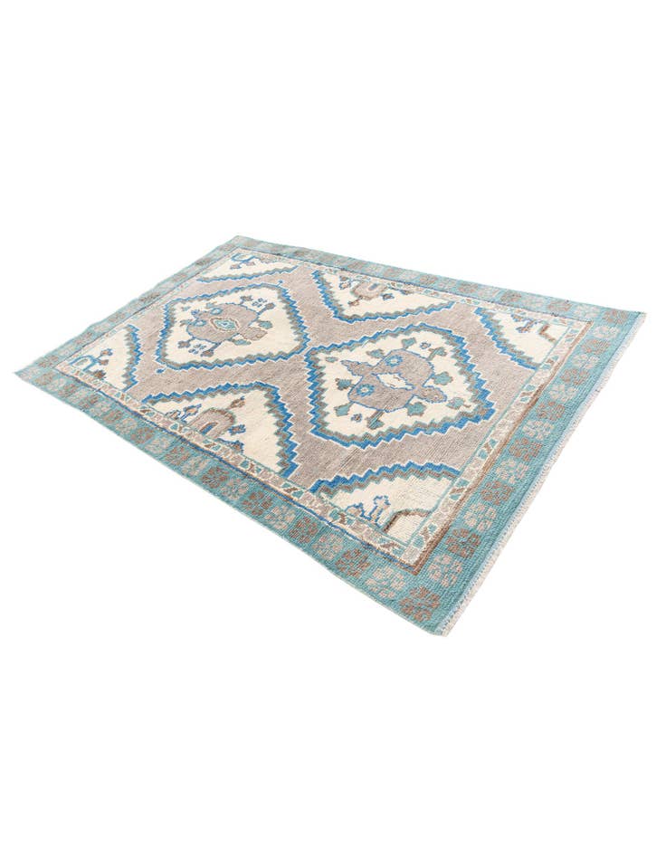 Detail image of 6' x 9' Hand Knotted Moroccan Wool Rug