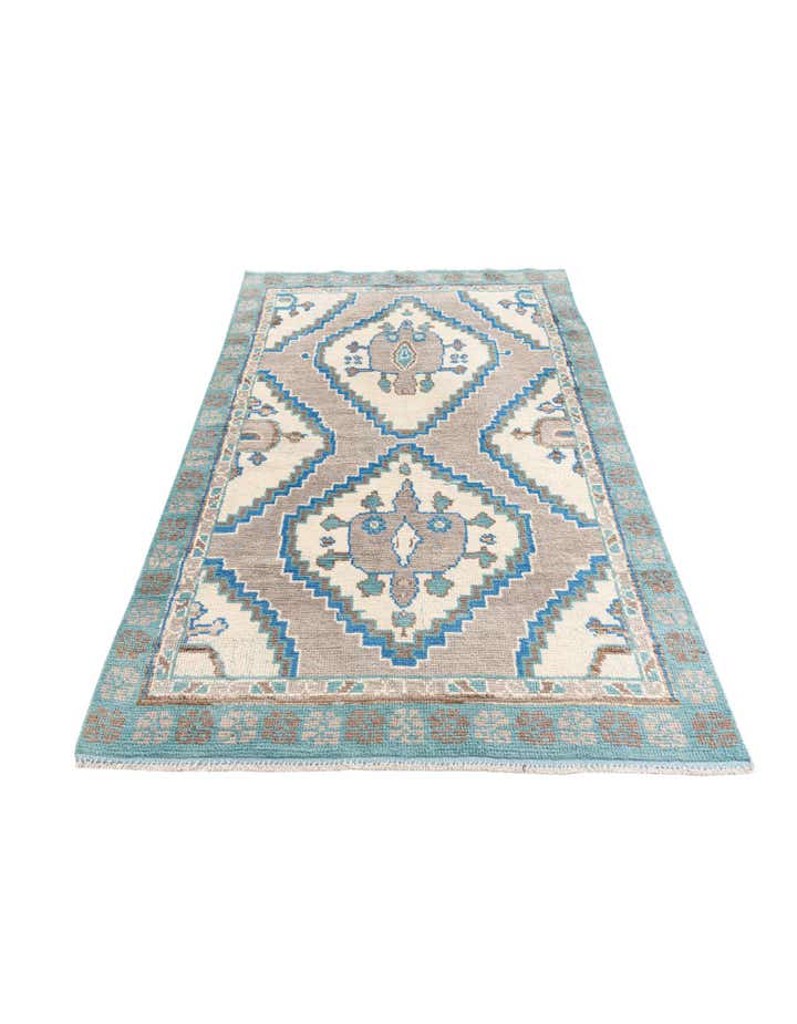 6' x 9' Hand Knotted Moroccan Wool Rug