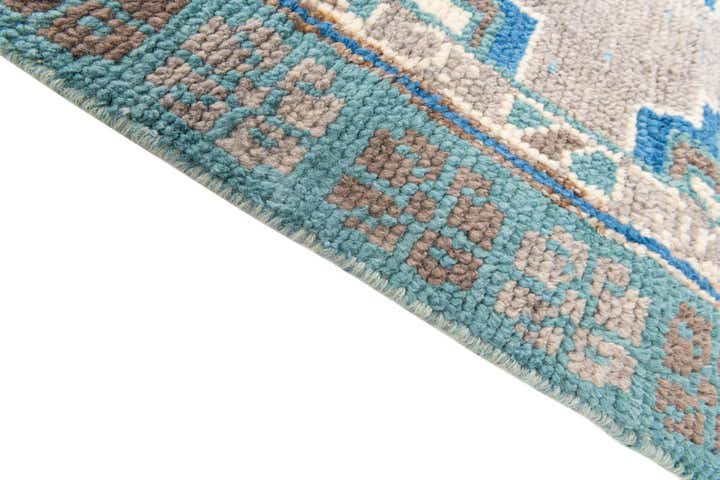 6' x 9' Hand Knotted Moroccan Wool Rug