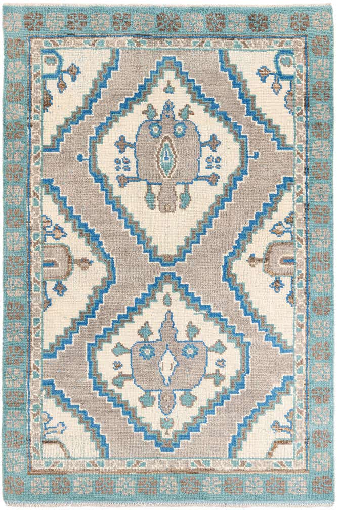 6' x 9' Hand Knotted Moroccan Wool Rug