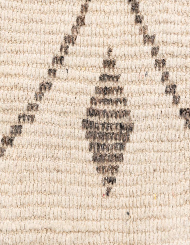 Detail image of 6' 1 x 9' 9  Hand Knotted Moroccan Wool Rug