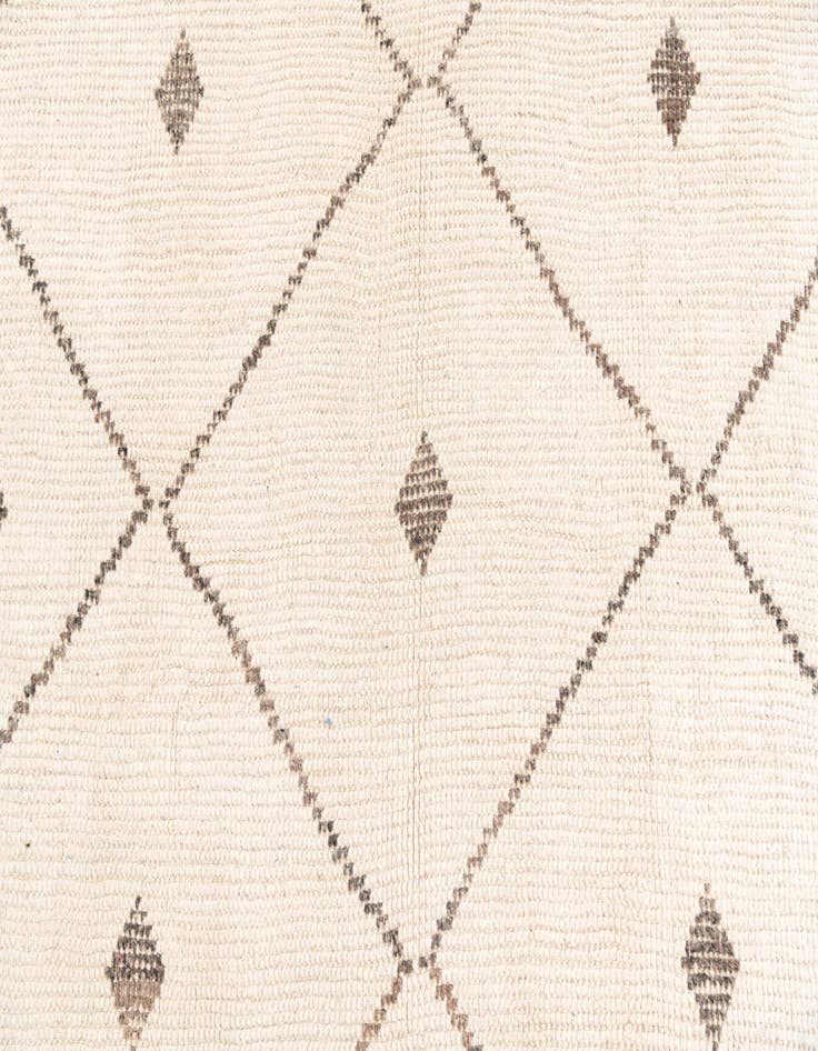 Detail image of 6' 1 x 9' 9  Hand Knotted Moroccan Wool Rug