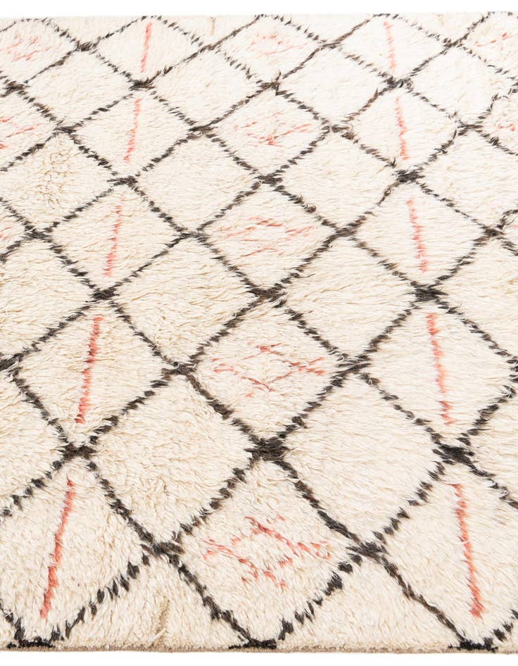 Detail image of 6' x 9' 4  Hand Knotted Moroccan Wool Rug