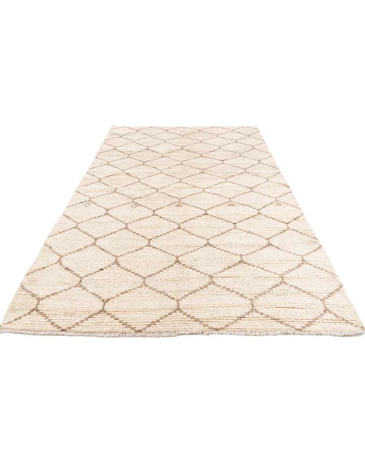 5' 2 x 8' 1 Hand Knotted Moroccan Wool Rug