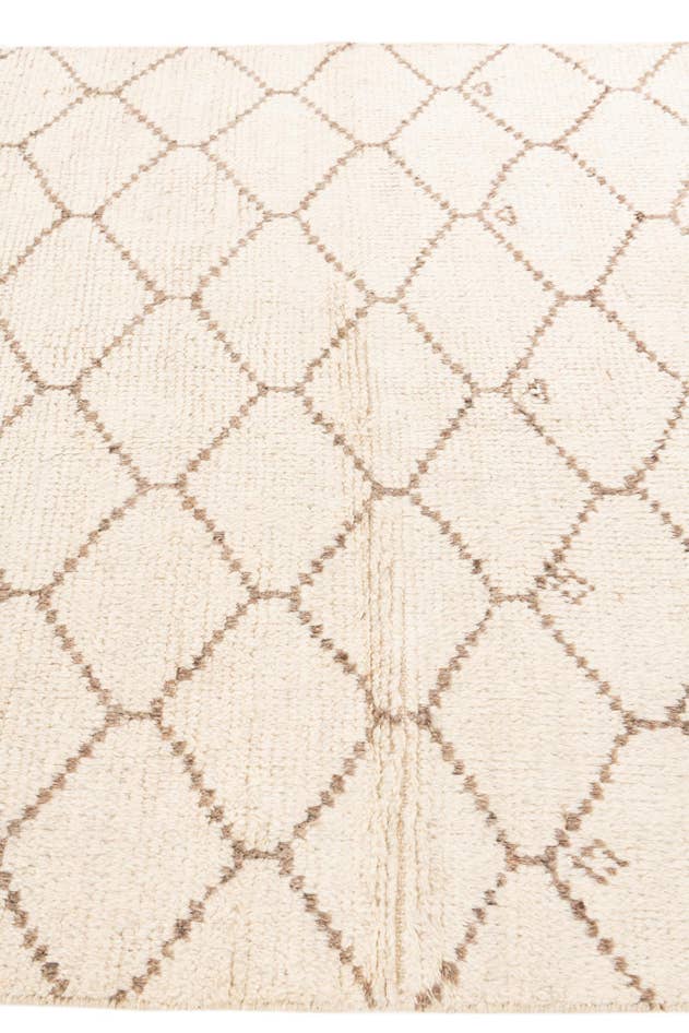 Detail image of 5' 2 x 8' 1 Hand Knotted Moroccan Wool Rug