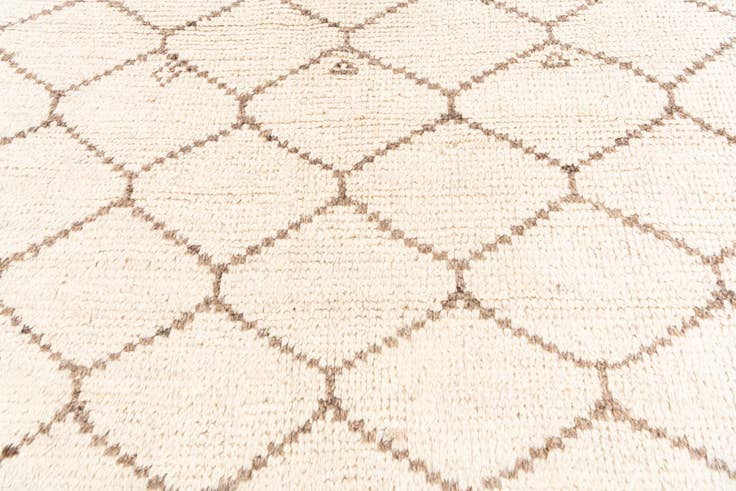 Detail image of 5' 2 x 8' 1 Hand Knotted Moroccan Wool Rug