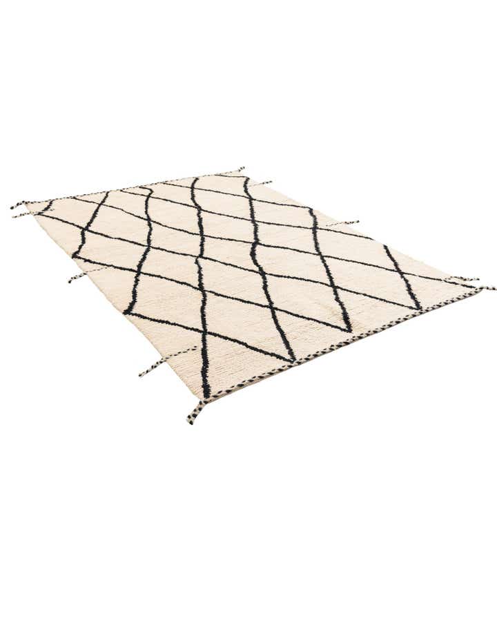 5' 3 x 7' 3 Hand Knotted Moroccan Wool Rug