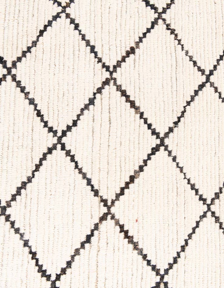 Detail image of 5' 10 x 8' 10  Hand Knotted Moroccan Wool Rug